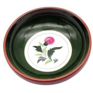 Vintage Stangl Pottery Thistle Pattern Serving Bowl 10"